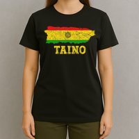 Taino Flag Symbol Puerto Rico Map Boricua Culture Boriken T-Shirt