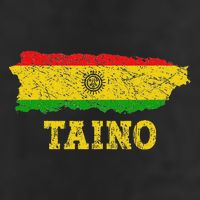 Taino Flag Symbol Puerto Rico Map Boricua Culture Boriken 25L Jumbo Tote