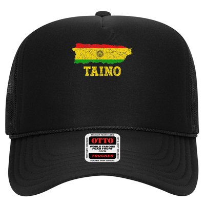 Taino Flag Symbol Puerto Rico Map Boricua Culture Boriken Trucker Hat
