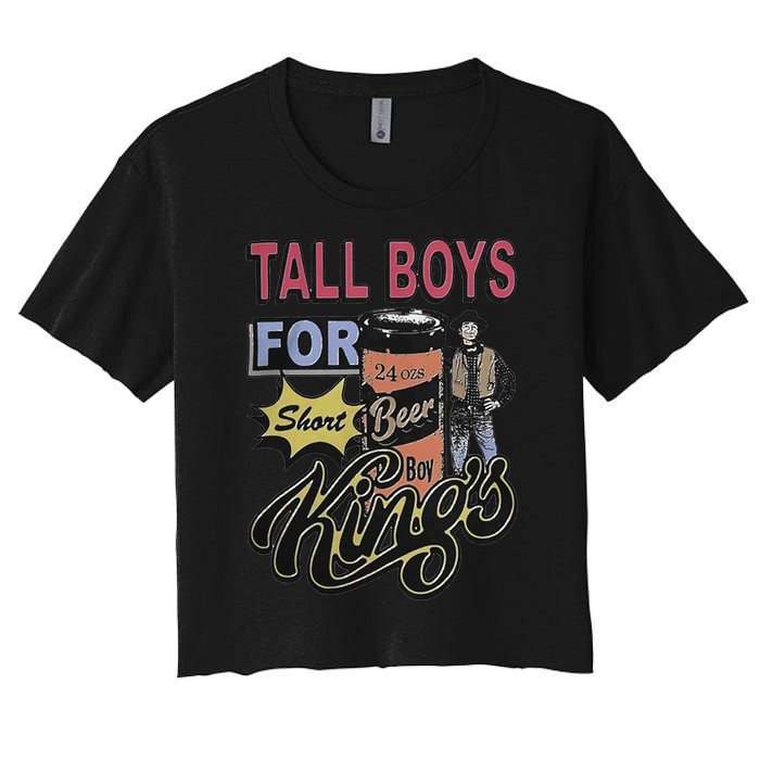 Tall for short kings Women's Crop Top Tee