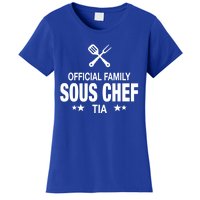 Tia Family Sous Chef Funny Cooking Tia Gift Women's T-Shirt