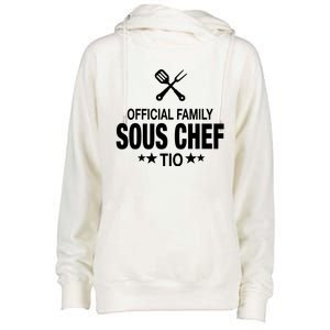 Tio Family Sous Chef Funny Cooking Tio Funny Gift Womens Funnel Neck Pullover Hood