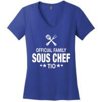 Tio Family Sous Chef Funny Cooking Tio Funny Gift Women's V-Neck T-Shirt