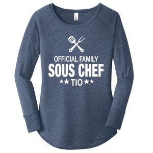 Tio Family Sous Chef Funny Cooking Tio Funny Gift Women's Perfect Tri Tunic Long Sleeve Shirt