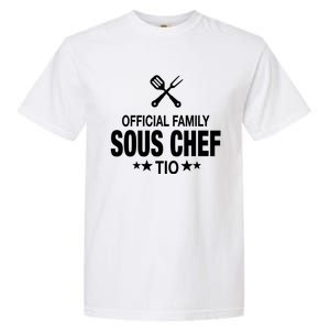 Tio Family Sous Chef Funny Cooking Tio Funny Gift Garment-Dyed Heavyweight T-Shirt