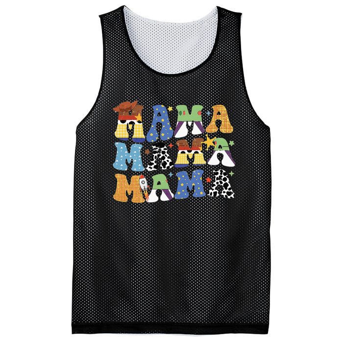 Toy Funny Story Mama Mom Mother's Day Mesh Reversible Basketball Jersey Tank