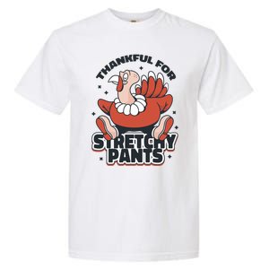 Thankful For Stretchy Pants Funny Turkey Garment-Dyed Heavyweight T-Shirt