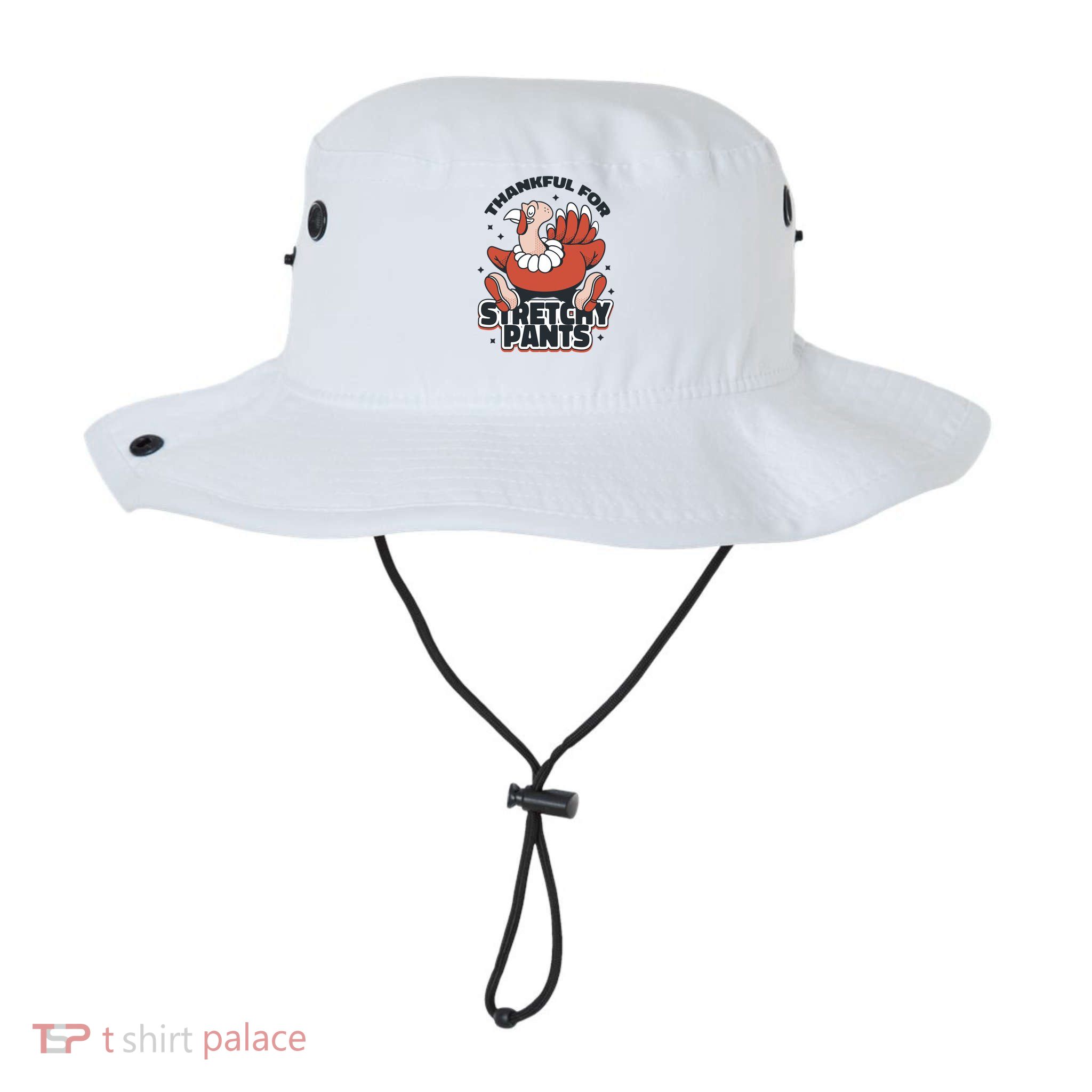 Thankful For Stretchy Pants Funny Turkey Bucket Hat