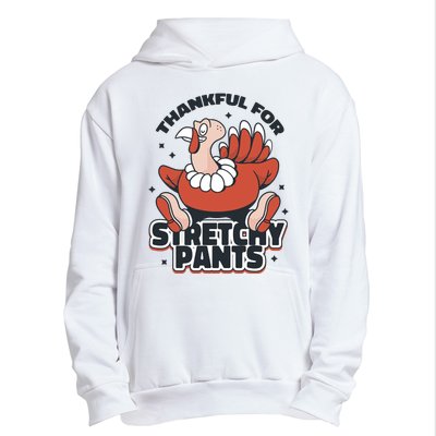 Thankful For Stretchy Pants Funny Turkey Urban Pullover Hoodie