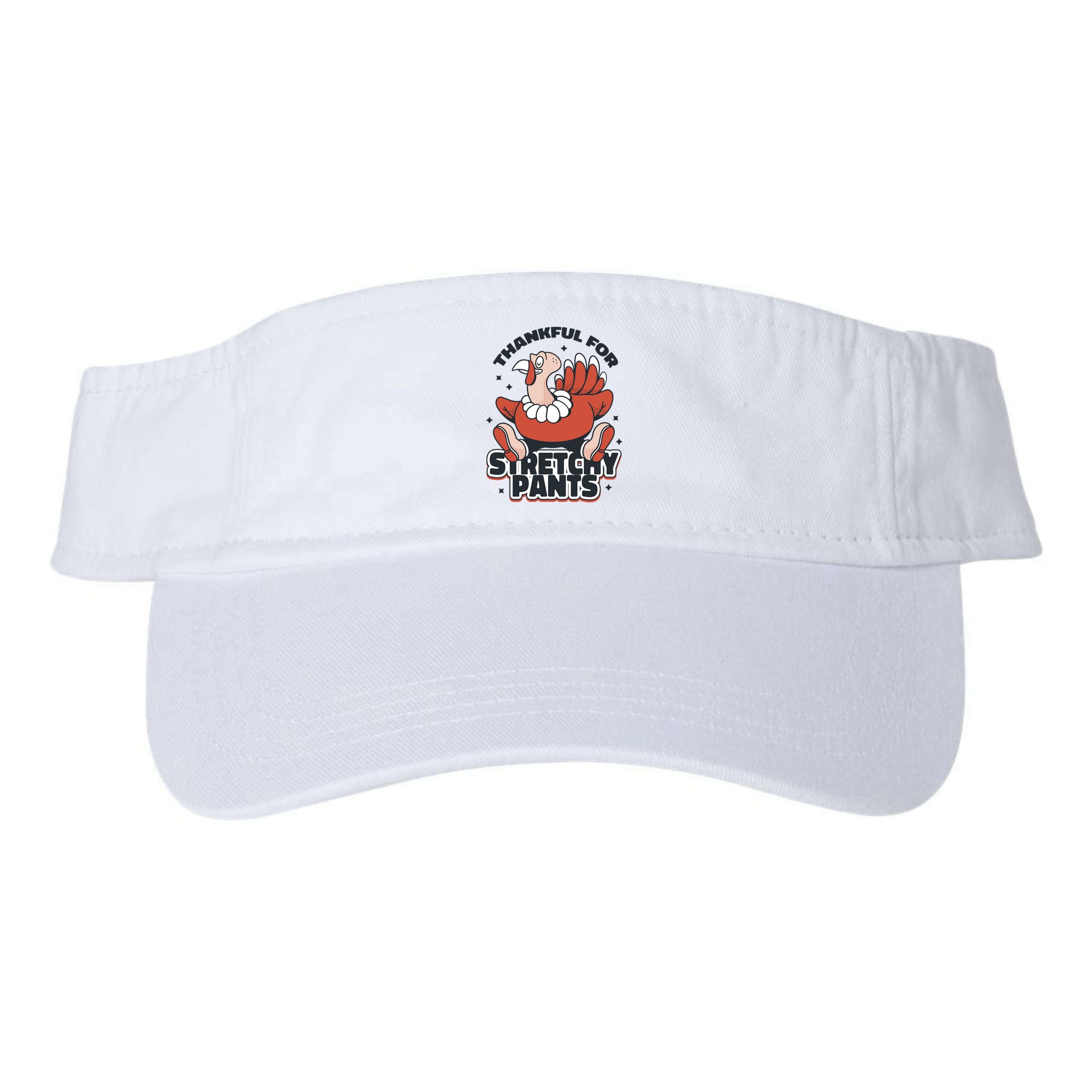 Thankful For Stretchy Pants Funny Turkey Visor