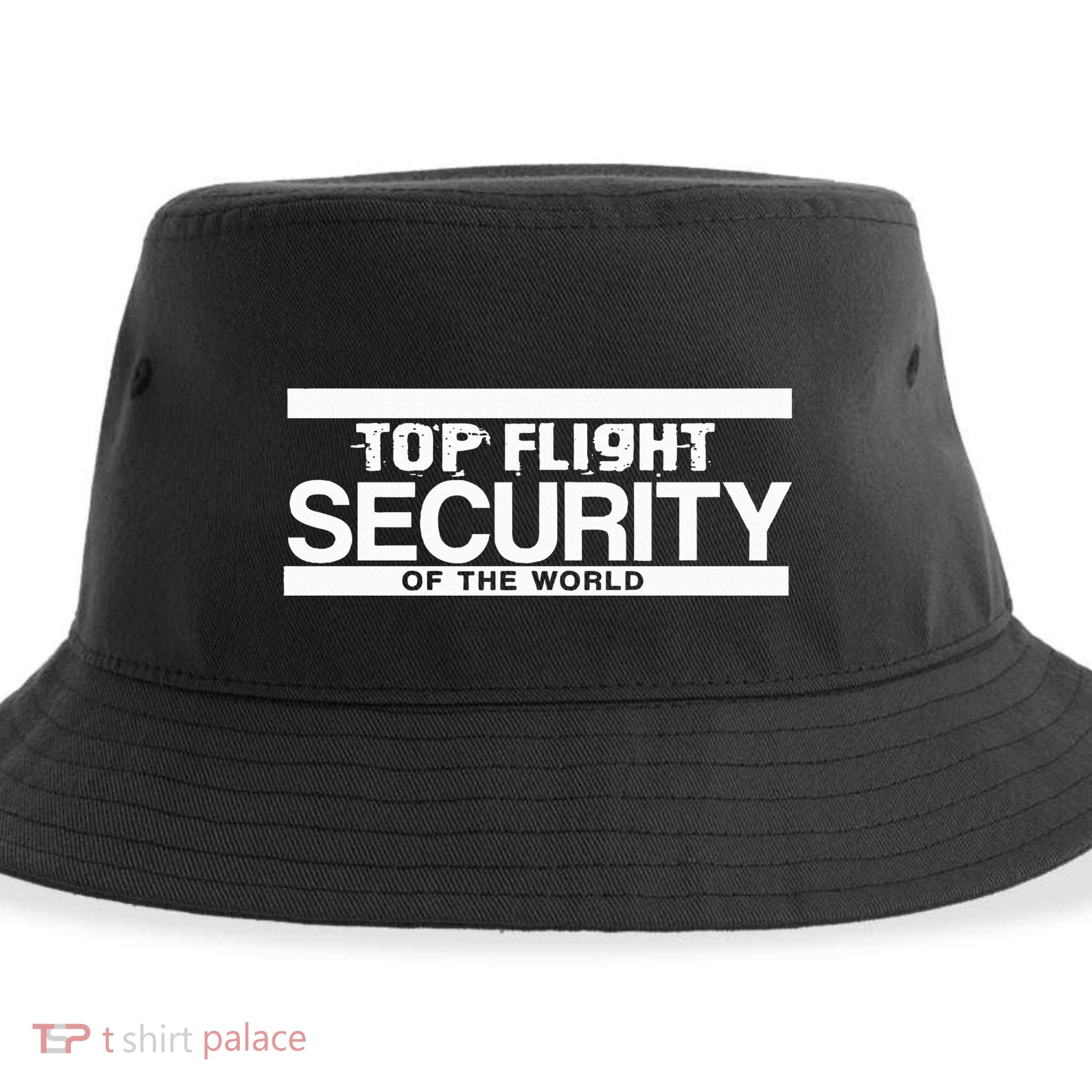 Top Flight Security Funny Friday Sustainable Bucket Hat