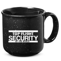 Top Flight Security Funny Friday 15oz Campfire Ceramic Mug