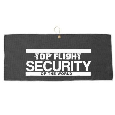Top Flight Security Funny Friday Large Microfiber Waffle Golf Towel