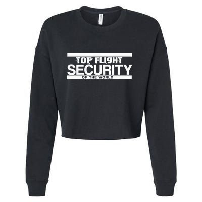 Top Flight Security Funny Friday Cropped Pullover Crew