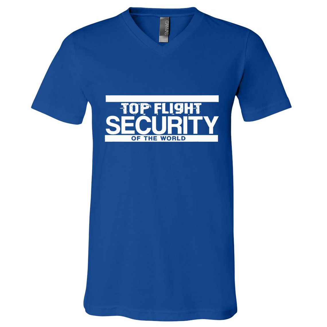 Top Flight Security Funny Friday V-Neck T-Shirt
