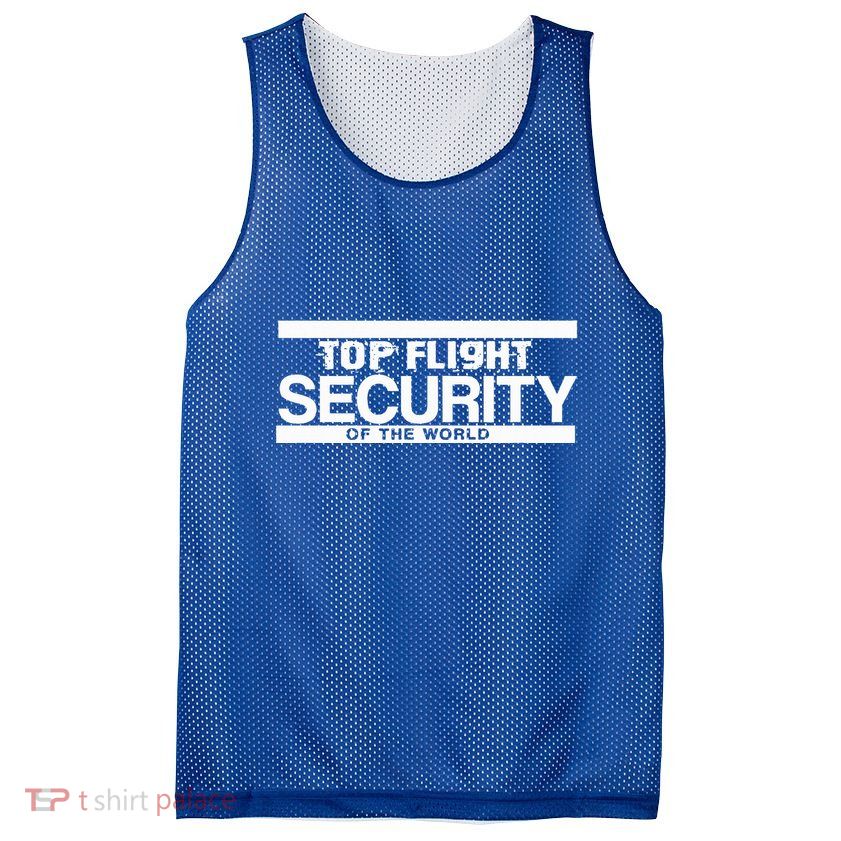 Top Flight Security Funny Friday Mesh Reversible Basketball Jersey Tank
