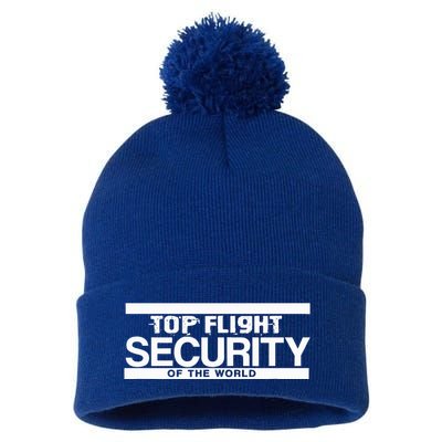 Top Flight Security Funny Friday Pom Pom 12in Knit Beanie