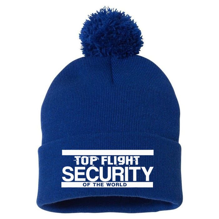 Top Flight Security Funny Friday Pom Pom 12in Knit Beanie