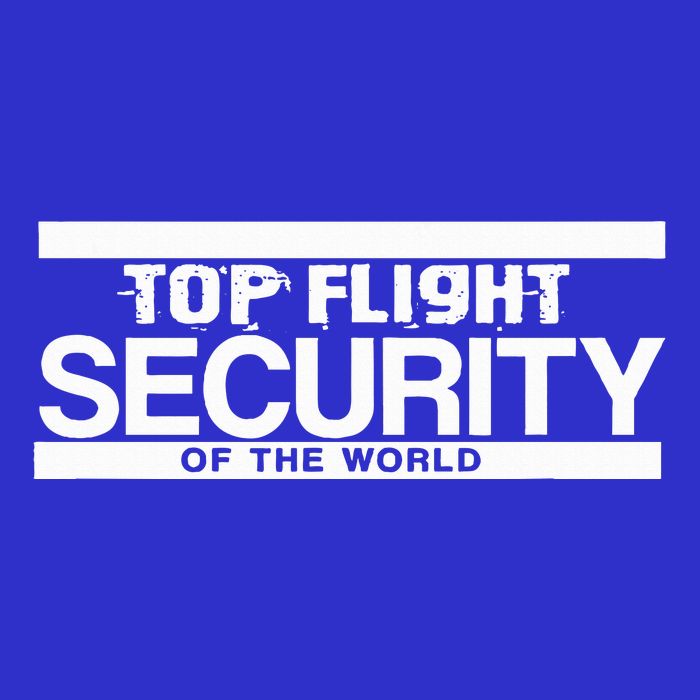 Top Flight Security Funny Friday Pom Pom 12in Knit Beanie