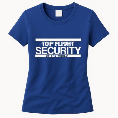 Top Flight Security Funny Friday Womens T-Shirt