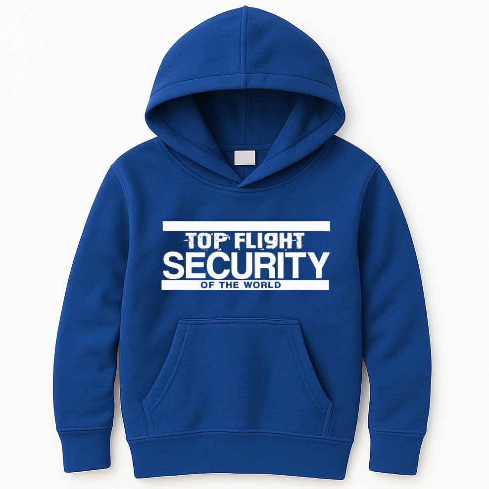 Top Flight Security Funny Friday Kids Hoodie