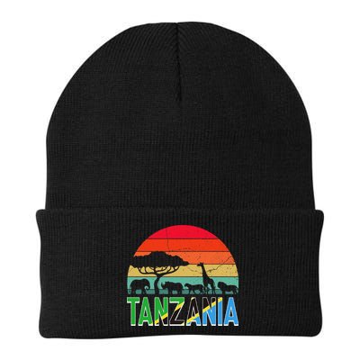 Tanzania Flag Serengeti Safari Africa Tanzanian Retro Beanie