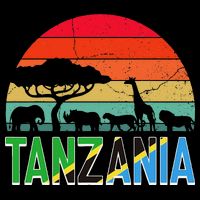 Tanzania Flag Serengeti Safari Africa Tanzanian Retro 16 in Basic Backpack