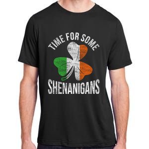 Time For Some Shenanigans Ireland Gift Adult ChromaSoft Performance T-Shirt