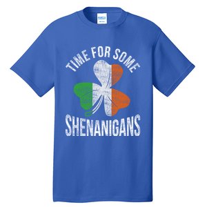 Time For Some Shenanigans Ireland Gift Tall T-Shirt