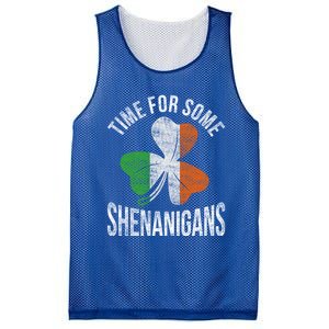 Time For Some Shenanigans Ireland Gift Mesh Reversible Basketball Jersey Tank