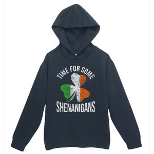 Time For Some Shenanigans Ireland Gift Urban Pullover Hoodie