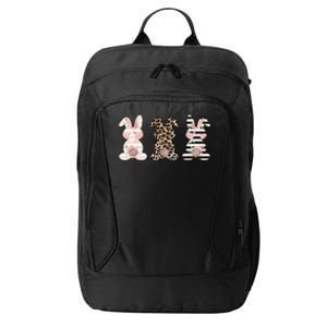 Three Floral Stylish Bunnies City Backpack