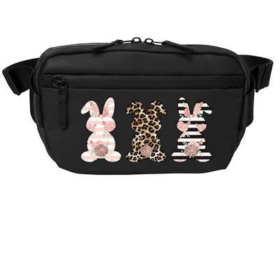 Three Floral Stylish Bunnies Crossbody Pack