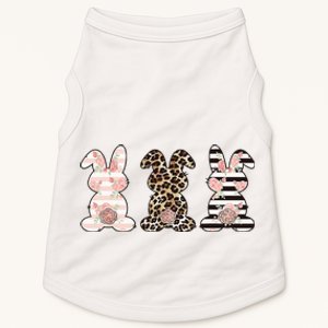 Three Floral Stylish Bunnies Doggie Tank