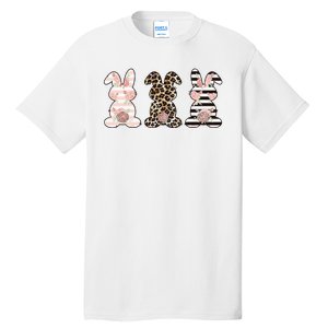 Three Floral Stylish Bunnies Tall T-Shirt