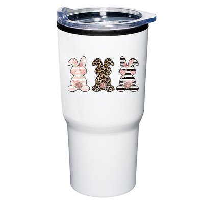Three Floral Stylish Bunnies Tumbler