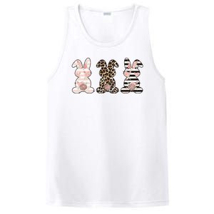 Three Floral Stylish Bunnies PosiCharge Competitor Tank