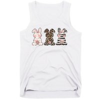 Three Floral Stylish Bunnies Tank Top