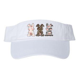 Three Floral Stylish Bunnies Valucap Bio-Washed Visor