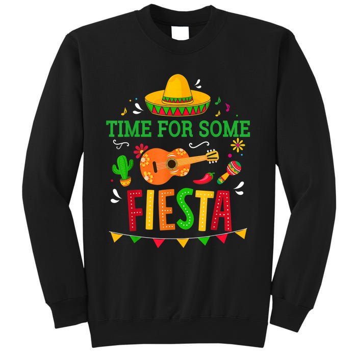 Time For Some Fiesta For Mexican Cinco De Mayo Costume Party Sweatshirt