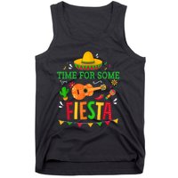 Time For Some Fiesta For Mexican Cinco De Mayo Costume Party Tank Top