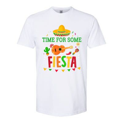 Time For Some Fiesta For Mexican Cinco De Mayo Costume Party Softstyle® CVC T-Shirt