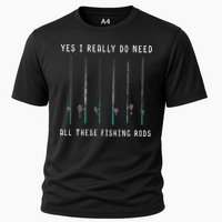 Trout Fishing Steelhead Rainbow Trout Whisperer Cooling Performance Crew T-Shirt