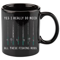 Trout Fishing Steelhead Rainbow Trout Whisperer 11oz C Handle Ceramic Mug
