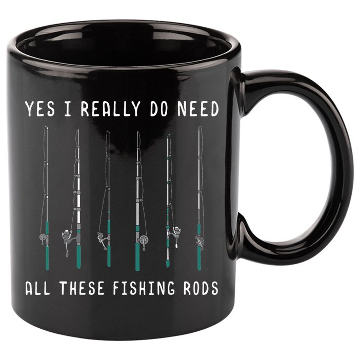 Trout Fishing Steelhead Rainbow Trout Whisperer 11oz C Handle Ceramic Mug