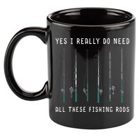 Trout Fishing Steelhead Rainbow Trout Whisperer 11oz C Handle Ceramic Mug