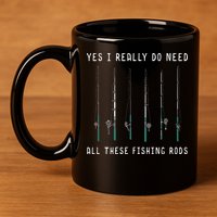 Trout Fishing Steelhead Rainbow Trout Whisperer 11oz C Handle Ceramic Mug