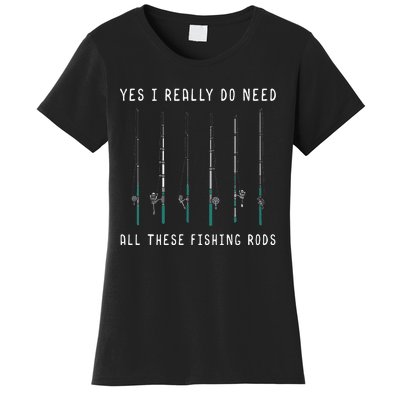 Trout Fishing Steelhead Rainbow Trout Whisperer Women's T-Shirt