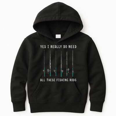 Trout Fishing Steelhead Rainbow Trout Whisperer Kids Hoodie