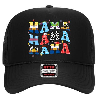 Toy Funny Story Mama Boy Mom MotherS Day High Crown Mesh Back Trucker Hat